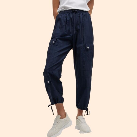 cinq a sept Pants - Cinq a Sept Nitsan Tie Cuff Cargo Pants